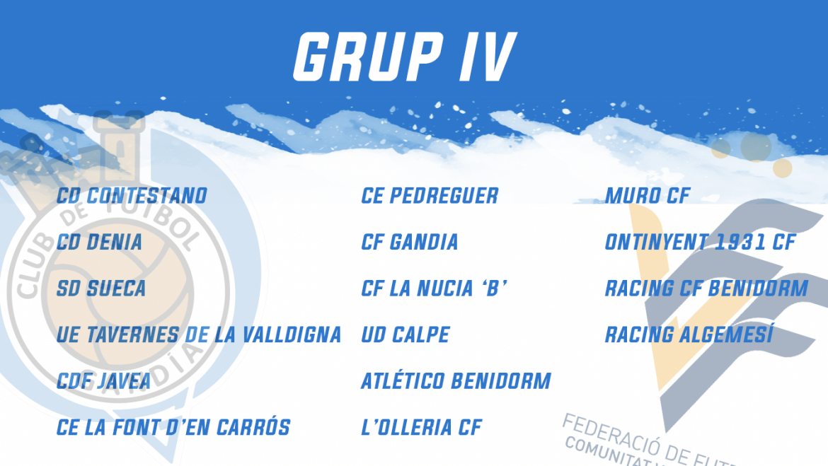 Grup competit per a tornar a somiar. El CF Gandia competirá en el grup IV.